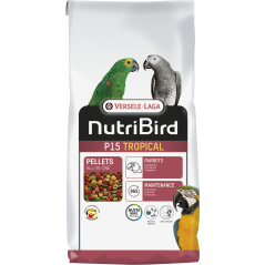 P15 Tropical Granulés extrudés - aliment d'entretien pour perroquets 10kg - Nutribird à 54,30 € - Nutribird - 422130 - Nutribird