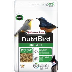 Uni Patée Aliment complet pour oiseaux frugivores et insectivores 1kg - Nutribird à 6,75 € - Nutribird - 422146 - Nutribird