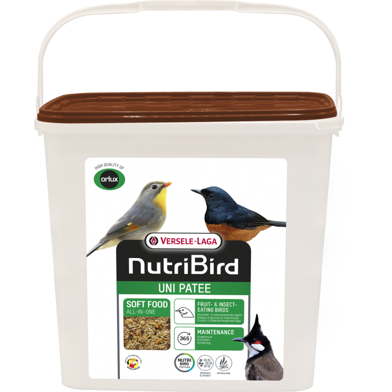 Uni Patée Aliment complet pour oiseaux frugivores et insectivores 5kg - Nutribird