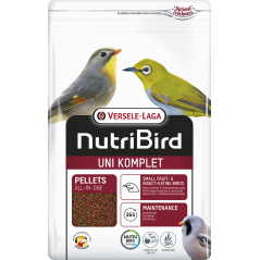 Uni Komplet Granulés extrudés - aliment d'entretien pour petits oiseaux frugivores et insectivores 1kg - Nutribird à 8,95 € -...