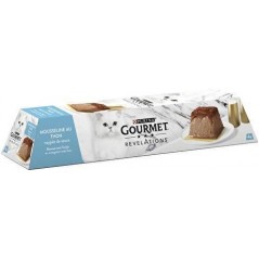 Révélations - Mousseline au thon 4x57gr - Gourmet à 4,20 € - Purina - 12455695 - Gourmet