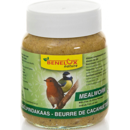 Beurre de cacahuètes + vers de farine 350gr - Benelux 17549 Benelux 3,15 € Ornibird