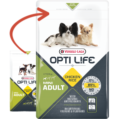 Adult Mini - petits chiens adultes - Poulet 7,5kg - Opti Life à 42,95 € - Opti Life - 431146 - Opti Life