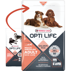 Adult Skin Care Medium & Maxi - chiens grands & moyens - Saumon 2,5kg - Opti Life 431180 Opti Life 18,80 € Ornibird