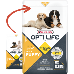 Puppy Maxi - grandes races - Poulet 12,5kg - Opti Life à 65,30 € - Opti Life - 431151 - Opti Life