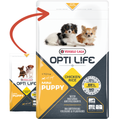 Puppy Mini - petites races - Poulet 2,5kg - Opti Life à 19,40 € - Opti Life - 431156 - Opti Life