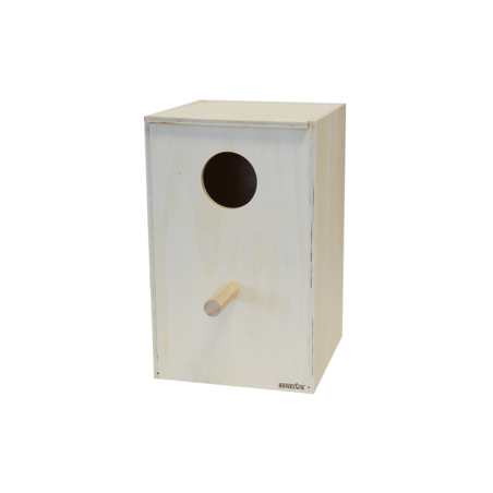 Nid en bois pour perroquet 25x25x40cm à 29,85 € - Benelux - 14629 - Nids