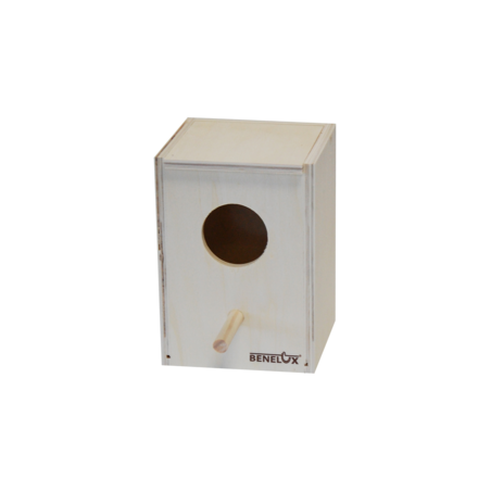 Nid en bois pour perruches petit modèle 18x12x17cm 14631 Benelux 5,75 € Ornibird