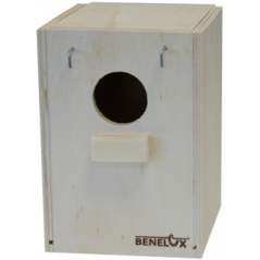Nid en bois pour oiseaux indigènes 15,2x12x17cm à 6,85 € - Benelux - 14637 - Nids
