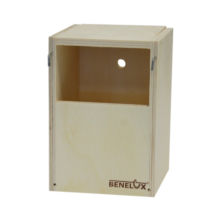 Nid en bois avec crochets 11x11x16cm à 5,95 € - Benelux - 14638 - Nids