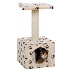 Junior Arbre à chat Zamora Beige avec pattes 31x31x60cm - Trixie à 28,00 € - Junior - 43354 - Arbre à chat & griffoir