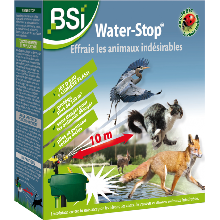 Water-Stop effraie les animaux indésirables - BSI à 69,95 € - BSI - 19342 - Détergents, destructeurs d'odeurs et répulsifs