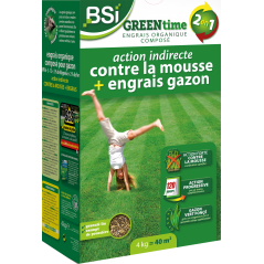 Engrais gazon complet green time 10kg - BSI à 31,50 € - BSI - 20539 - Gazon