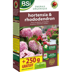 Engrais bio pour hortensia et rhododendron 1kg - BSI à 9,95 € - BSI - 20348 - Plantes, Buis & Légumes