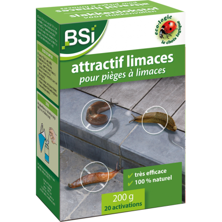 Attractif Limaces 200gr - BSI à 16,50 € - BSI - 19151 - Plantes, Buis & Légumes