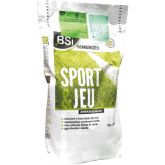 Semences Gazon Sport et Jeux 15kg - BSI à 199,95 € - BSI - 64594 - Gazon