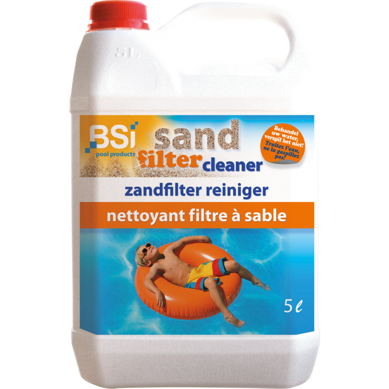 BSI - Sand Filter Cleaner - Nettoyant pour Filtres à Sable et Filtres à  Diatomées - Piscine - 5 L