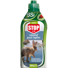 Stop GR Lapin 600gr - BSI à 13,95 € - BSI - 19038 - Répulsifs nuisibles, intérieur et extérieur