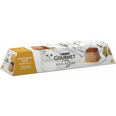 Révélations - Mousseline au poulet 4x57gr - Gourmet à 4,20 € - Purina - 12455619 - Gourmet