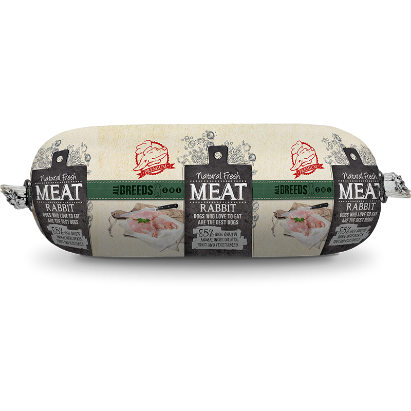 Saucisse pour chien Lapin 600gr