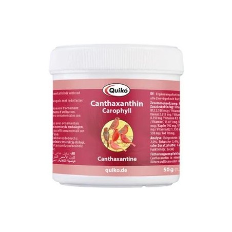 Quiko Canthaxantine 50gr à 15,00 € - Quiko - 150570 - Quiko