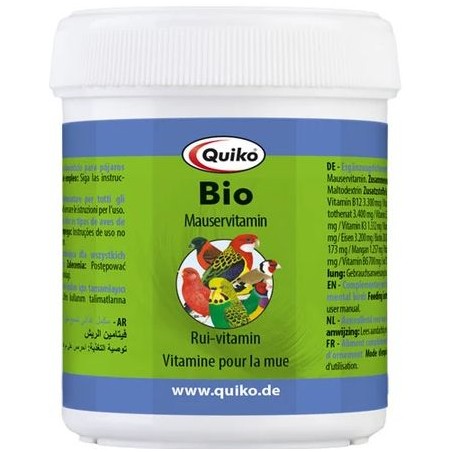 Bio, vitamines pour la mue 50gr - Quiko 200073 Quiko 7,25 € Ornibird