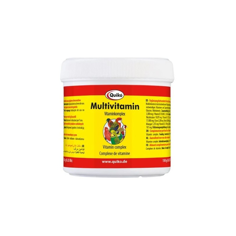 Multivitamin, complexe vitaminé 150gr - Quiko