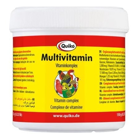 Multivitamin, complexe vitaminé 150gr - Quiko 200105 Quiko 8,30 € Ornibird