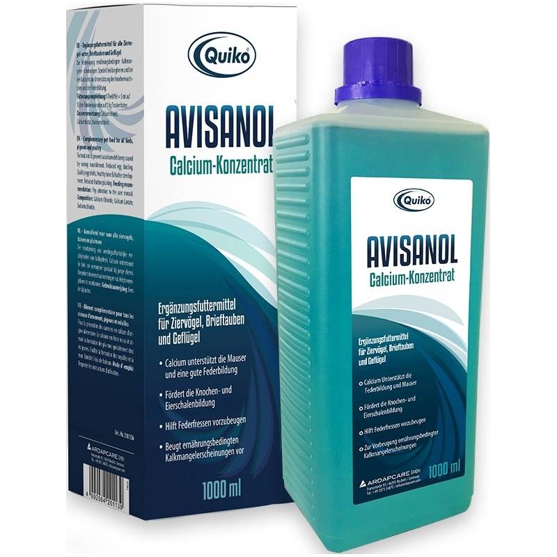 Avisanol, apport en calcium liquide 1L - Quiko