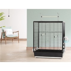 Cage oiseaux Primo 60 noir 80x50x115cm - Vadigran à 173,60 € - Vadigran - 12766 - Cages