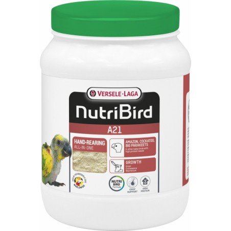 A21 Elevage à la main pour toutes sortes d'oisillons ayant un besoin élevé en protéines 800gr - Nutribird