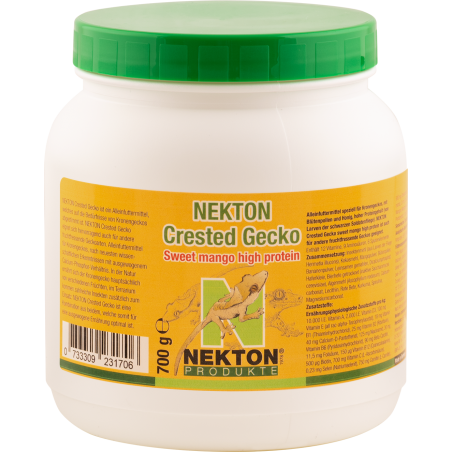 Nekton Crested Gecko mangue 700gr - Aliment complet sucrée hyperprotéiné - Nekton à 55,95 € - Nekton - 231700 - Vitamines et ...