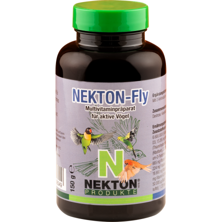 Nekton-Fly 150gr - Complexe multivitaminés pour pigeons et gallinacés - Nekton à 13,95 € - Nekton - 206150 - Nekton