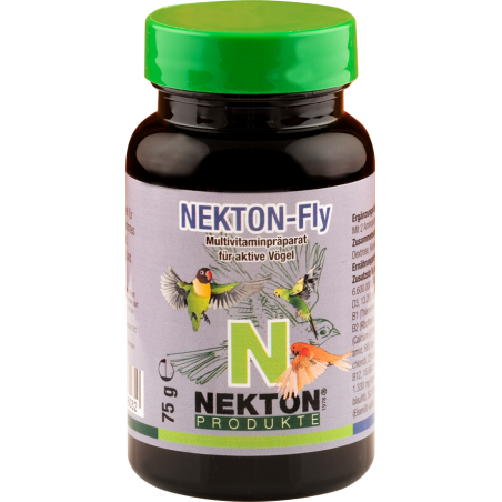 Nekton-Fly 75gr - Complexe multivitaminés pour pigeons et gallinacés - Nekton à 8,95 € - Nekton - 206075 - Nekton