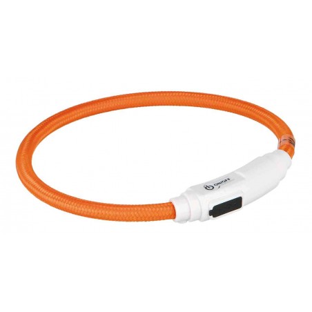 Anneau lumineux USB Flash orange - Trixie à 8,95 € - Trixie - 41941 - Sécurité et réfléchissant