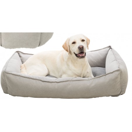 Lit Leni angulaire Gris/Sable 60x50cm - Trixie à 45,00 € - Trixie - 37993 - Coussins rectangulaires