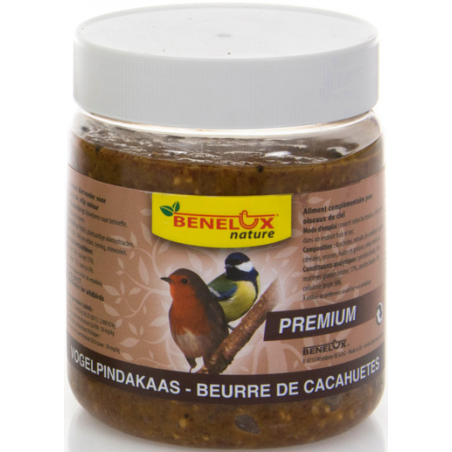 Beurre de cacahuètes Premium pot 360gr - Benelux 17645 Kinlys 2,45 € Ornibird