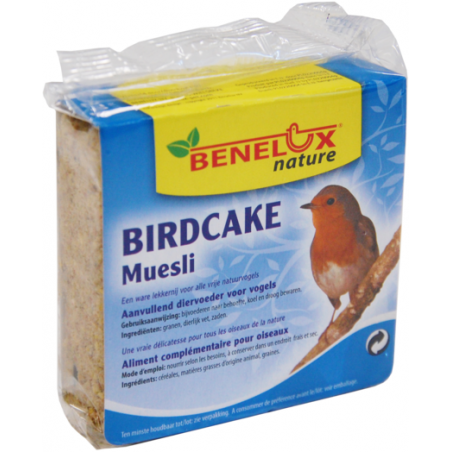 BirdCake Muesli pour oiseaux du ciel 270gr à 2,05 € - Benelux - 17541 - Oiseaux de la nature