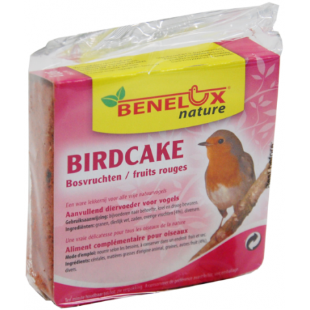 BirdCake Fruit Rouges pour oiseaux du ciel 300gr à 2,05 € - Benelux - 17545 - Oiseaux de la nature