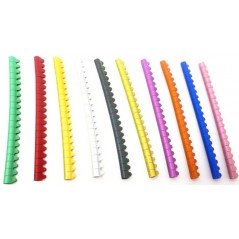 50x20 Bagues ouvertes en aluminium pour exotiques Taille : 2,5mm Couleur : 10 différentes à 38,95 € - Kinlys - 14451 - 2,5 mm