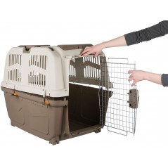 Box de transport Skudo Taupe XS 30x32x49cm - Trixie à 30,00 € - Trixie - 39735 - Cages de transport