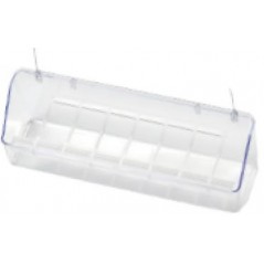 Mangeoire Venus transparent avec crochets 20cm - S.T.A. Soluzioni à 2,45 € - S.T.A. Soluzioni - M025T - Mangeoires