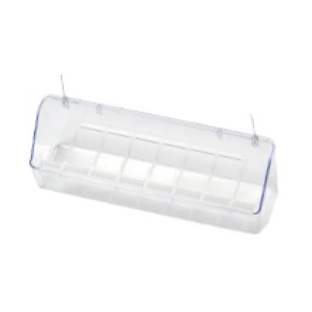 Mangeoire Venus transparent avec crochets 20cm - S.T.A. Soluzioni à 2,45 € - S.T.A. Soluzioni - M025T - Mangeoires