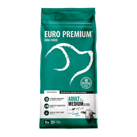 Medium Adult Lamb & Rice 3kg - Euro Premium à 21,50 € - Euro Premium - Dog Food - 62112 - Euro Premium - Dog Food