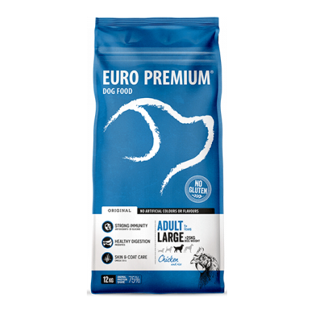 Large Adult Chicken & Rice 12kg - Euro Premium