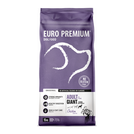 Giant Adult Chicken & Rice 15kg - Euro Premium 64106 Euro Premium - Dog Food 67,50 € Ornibird