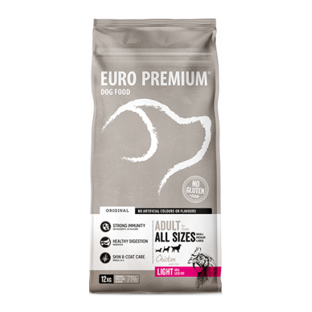 Adult Light 3kg - Euro Premium à 18,95 € - Euro Premium - Dog Food - 62122 - Euro Premium - Dog Food