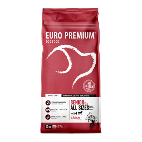 Medium Senior Chicken & Rice 3kg - Euro Premium à 18,95 € - Euro Premium - Dog Food - 62202 - Euro Premium - Dog Food