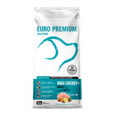 Adult High Energy+ 12kg - Euro Premium à 70,90 € - Euro Premium - Dog Food - 63145 - Euro Premium - Dog Food