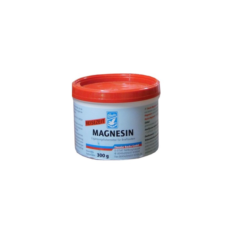 Magnesin (muscles + électrolytes) 300gr - Backs